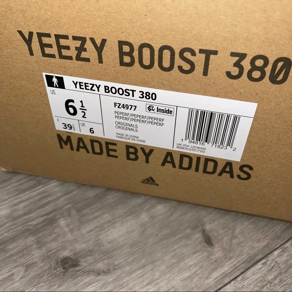 Yeezy boost 380 Pepper Reflective US6.5/8W - Picture 12 of 12